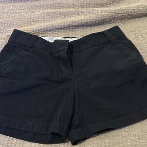 Jcrew black city fit shorts size